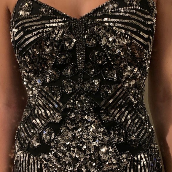 Sequin silver le chateau dress - Picture 5 of 13